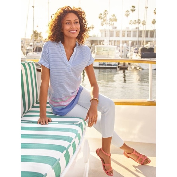 Talbots White High Waist Flawless Crop Jegging Jeans Size 14 Skinny Stretch - Picture 2 of 11